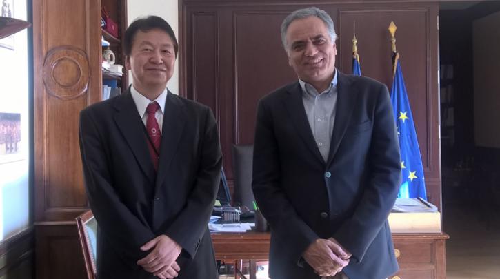 ギリシャのスクルレティス内務大臣 清水 駐ギリシャ日本大使と会談 ギリシャ 日本ギリシャ 日本