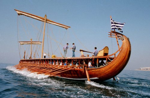 古代ギリシャの三段櫂船・オリンピアス号の試験航海、今年も一般を対象に募集！