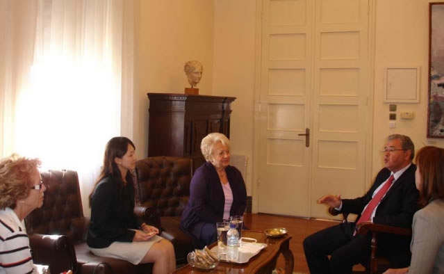 Στη συνάντηση με το Δήμαρχο Ρόδου